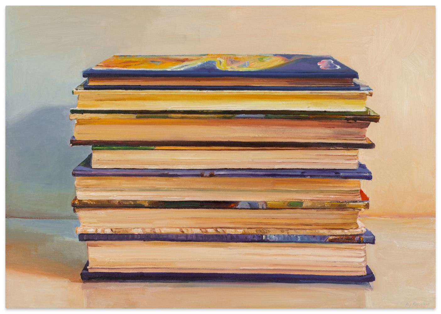 Ray Kleinlein Art Books, 2023 oil on canvas ​​​​​​​24 x 34 in.