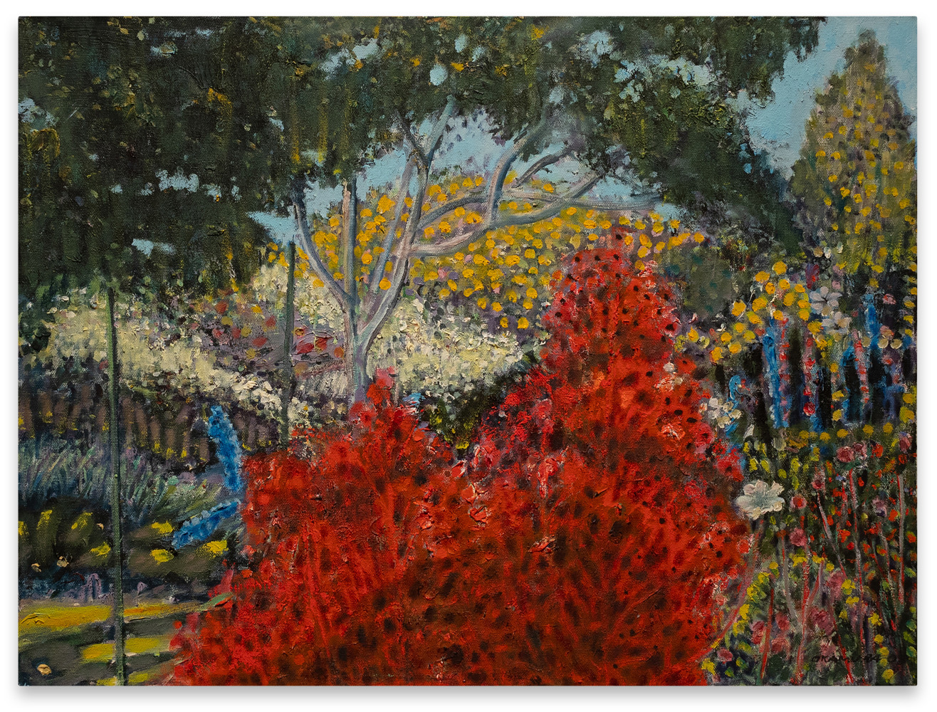 Arthur Okamura Garden II, 2003 oil on canvas ​​​​​​​18 x 24 in.