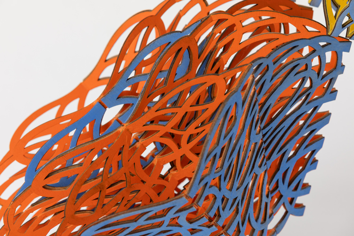 Linda Fleming
Wave, 2017
acrylic on laser cut plywood
13 x 21 x 9 in.