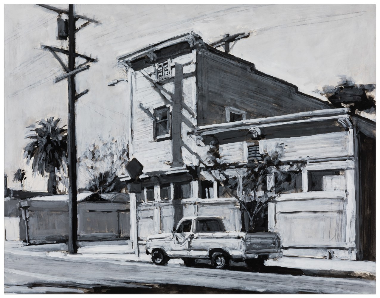 Suong Yangchareon Fair Oaks Avenue, 2011 gouache and pencil on paper 18 x 23 in.