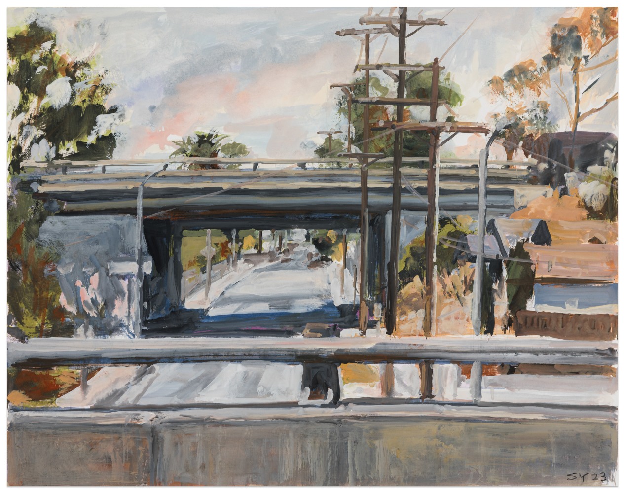 Suong Yangchareon Boyle Heights, 2023 watercolor and gouache on paper 11 x 14 in.