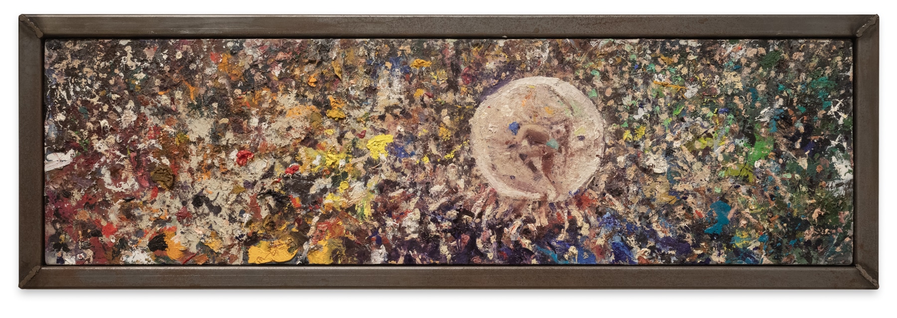 Tom Birkner Knorkator, 2022 oil on canvas 10 x 35 in.