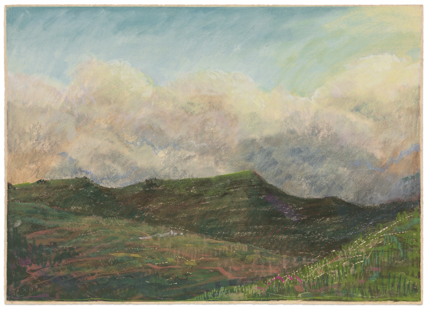 Dennis Leon Light Shift, 1980 color pastel on paper 29 3/4 x 41 3/4 in.