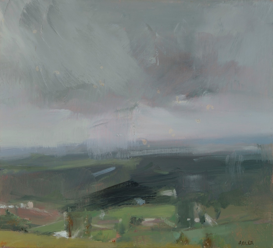 Laura Adler Vermont Rainstorm, 2012 oil on linen 8 x 10 in.