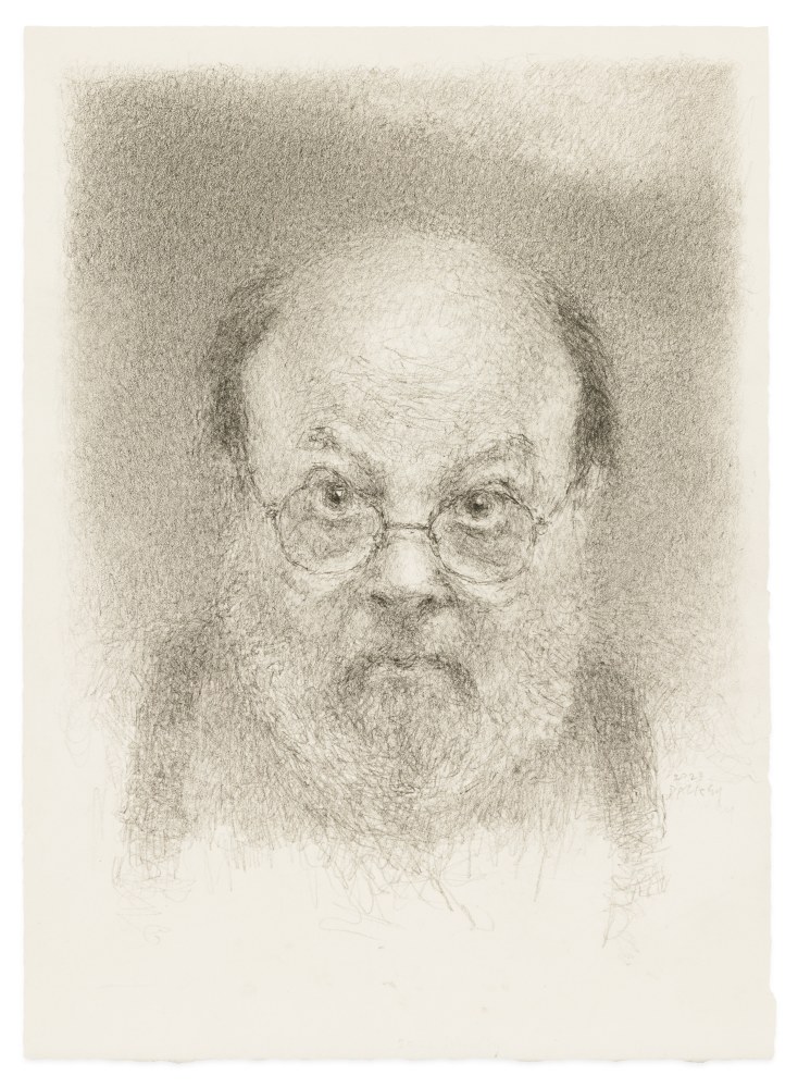 Fred Dalkey Self-Portrait, 2023 graphite on paper 11 1/4 x 8 1/8 in.