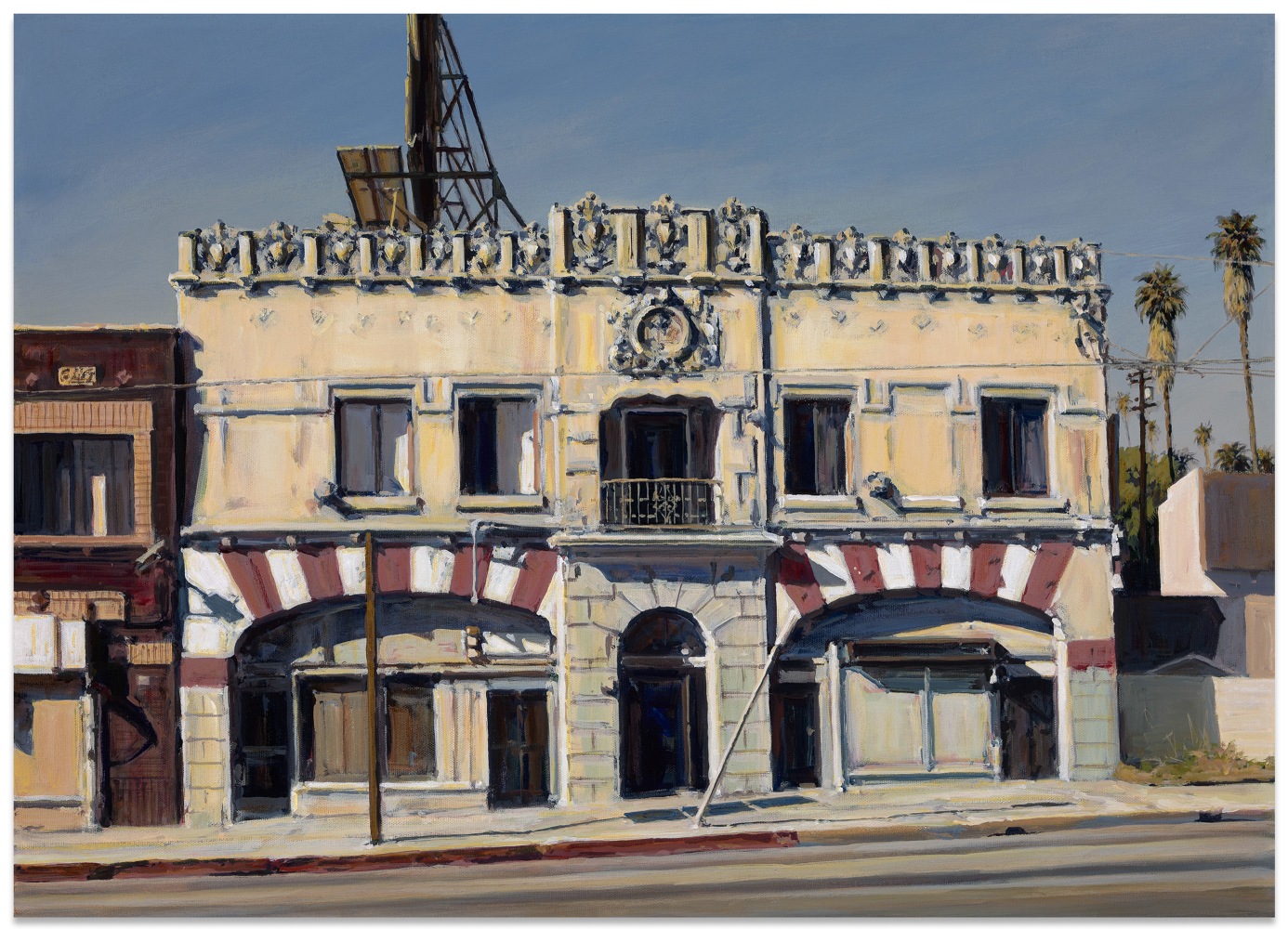 Suong Yangchareon Echo Park Facade, 2015 acrylic on canvas 20 x 28 in.