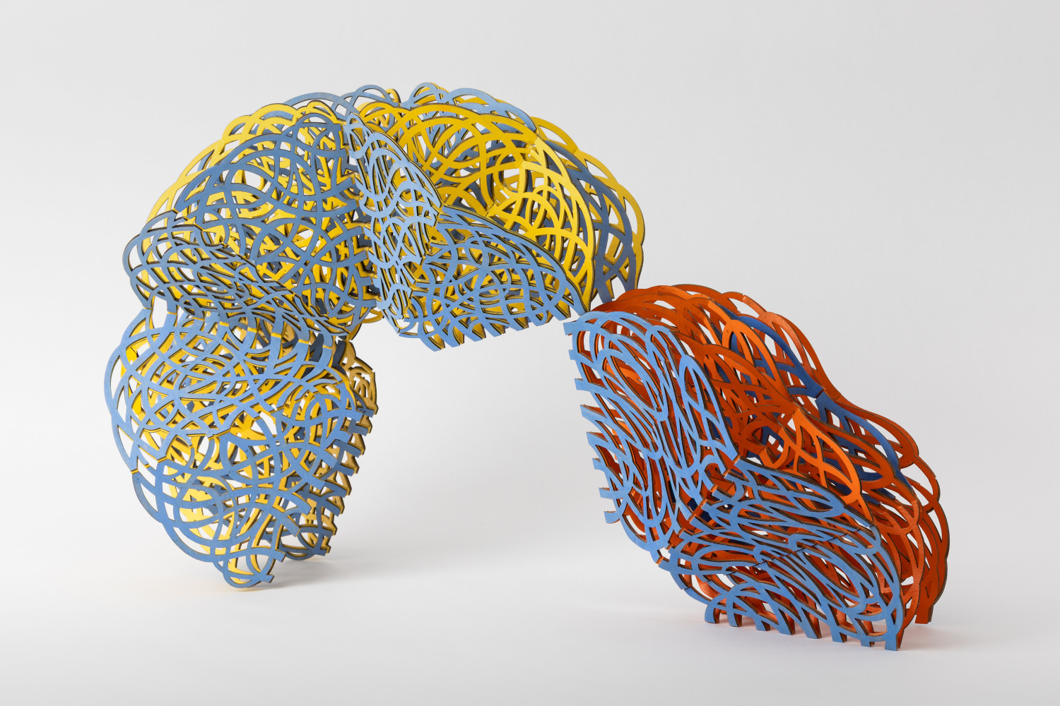 Linda Fleming
Wave, 2017
acrylic on laser cut plywood
13 x 21 x 9 in.