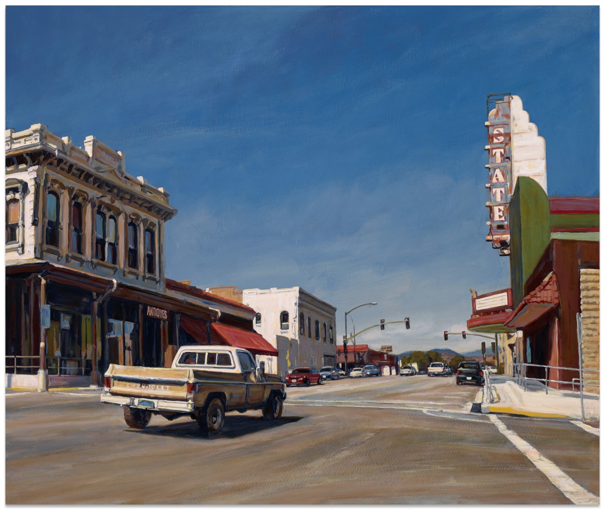 Suong Yangchareon Red Bluff State, 2013 acrylic on canvas 30 x 36 in.