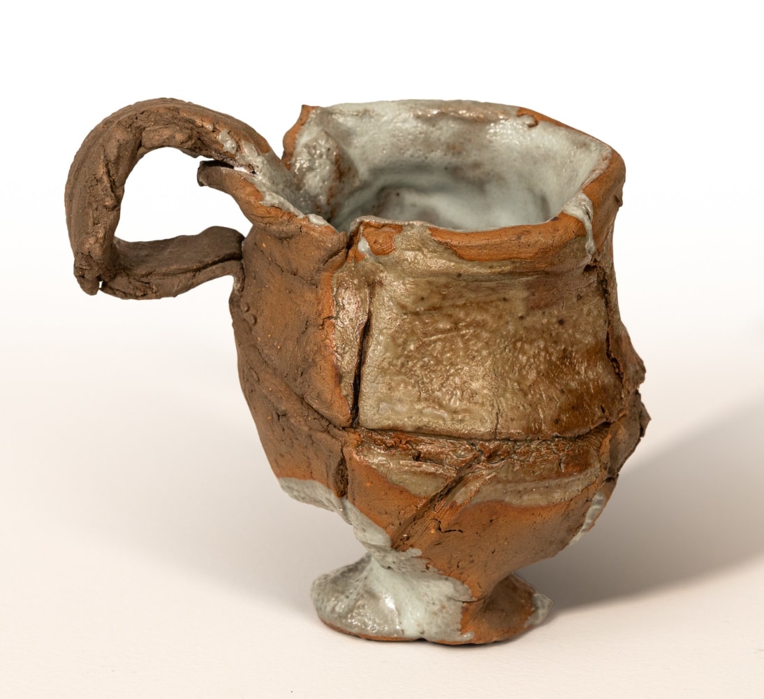 Peter Voulkos Untitled (Cup), 1961 glazed stoneware 4 1 /4 x 4 1/2 x 3 1/2 in.
