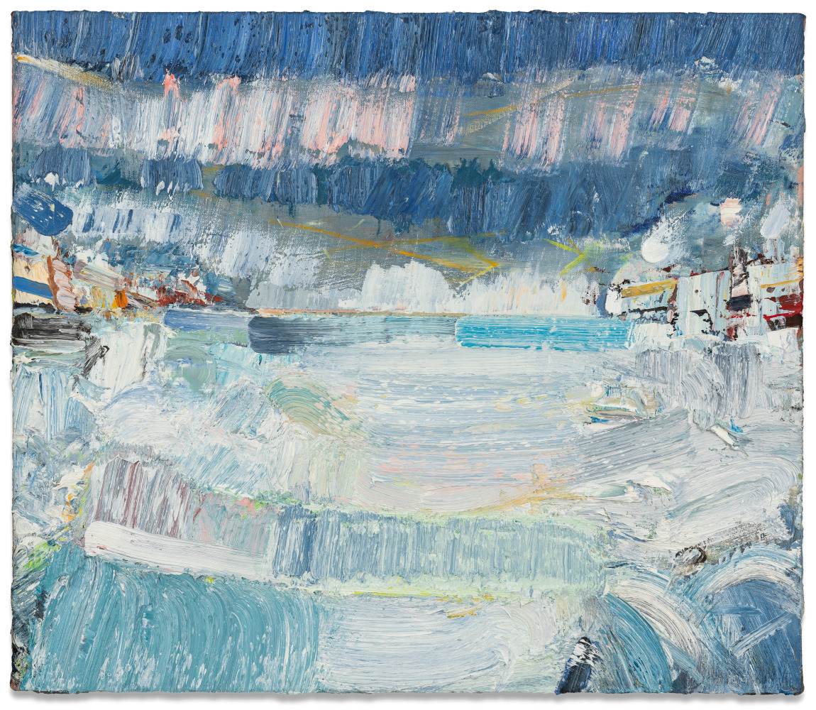 John Santoro Backyard: Thunder Snow, 2021 oil on canvas 24 x 28 in.