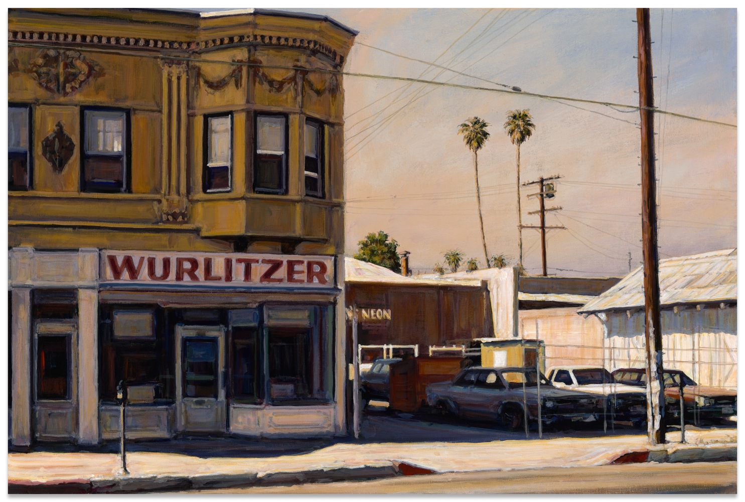 Suong Yangchareon L.A. Wurlitzer, 2018 acrylic on canvas 18 x 27 in.