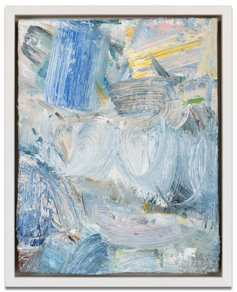 John Santoro  &quot;April Snow #2,&quot; 2025  oil on canvas  14 x 11 in.