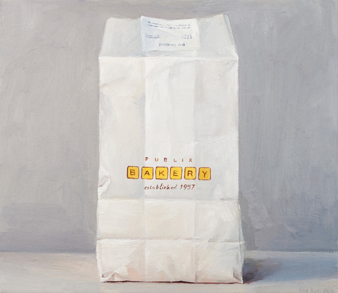 Ray Kleinlein Bakery Bag, 2014 oil on canvas 14 x 16 in.