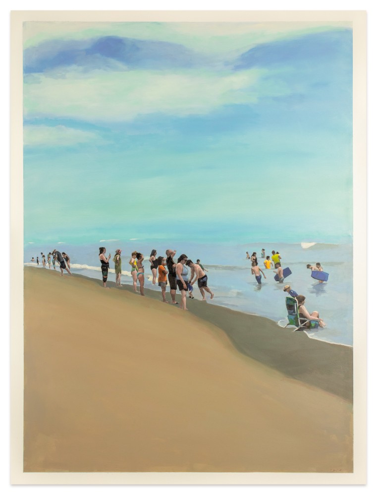 Stephen Coyle Keeping Watch, 2022 alkyd on panel 48 x 36 in.