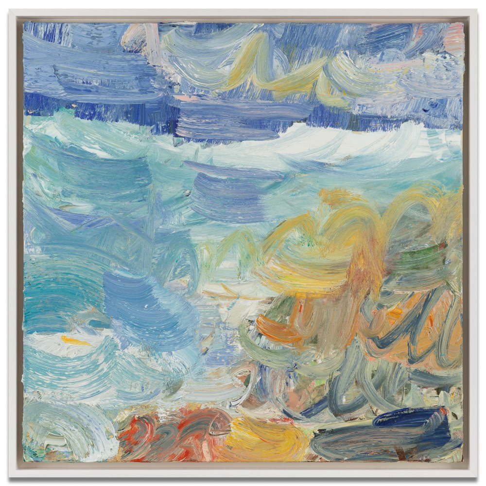 John Santoro Sandy Rollers, 2025 oil on canvas 30 x 30 in.