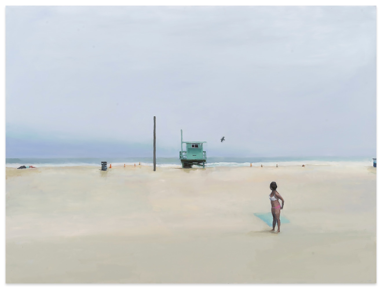 Stephen Coyle Venice Beach, 2016 alkyd on panel 30 x 40 in.