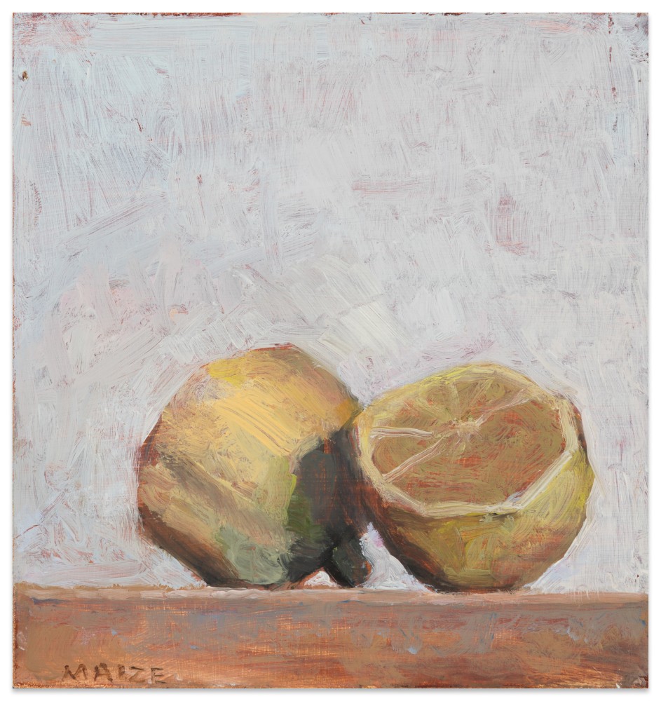 Catherine Maize Lemon, 2022 oil on panel  5 x 5 in.