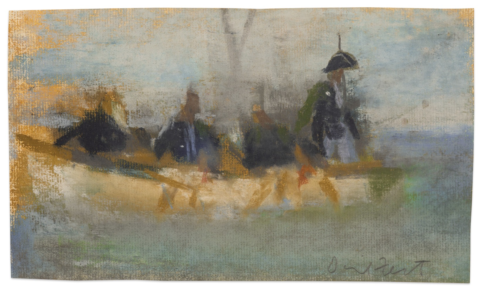 David Fertig Lord Cochrane’s Cutter, 2007 pastel on paper 6 1/4 x 10 5/8 in.