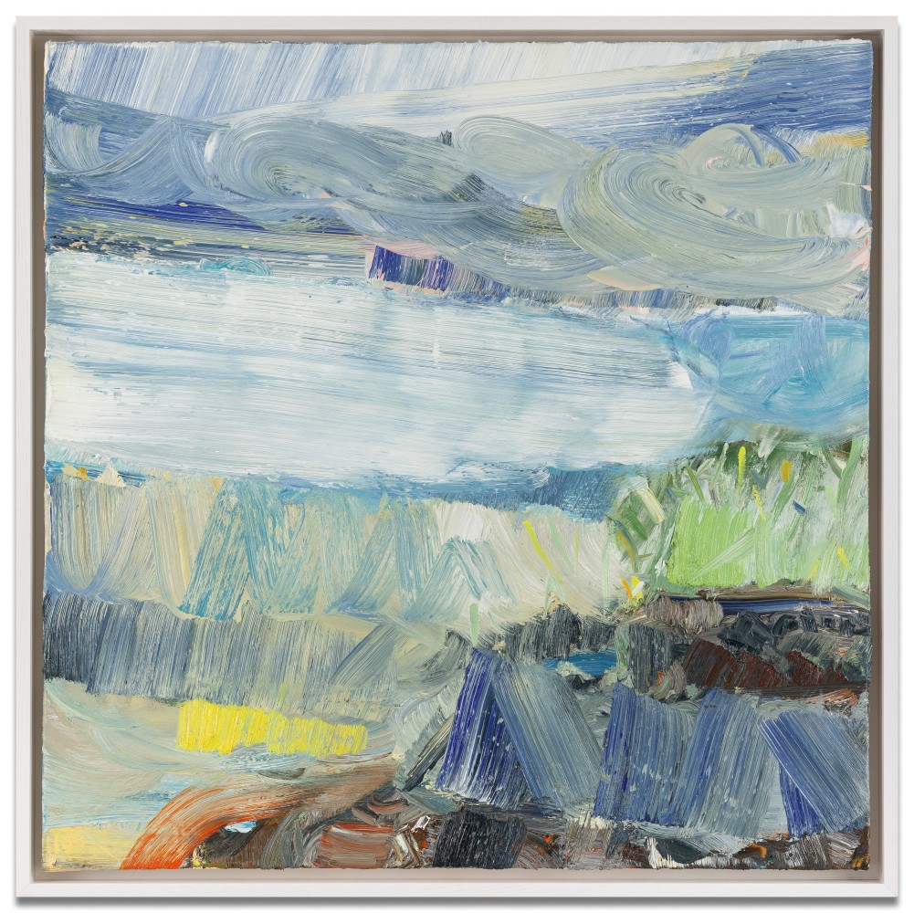 John Santoro Blue Bird, 2025 oil on canvas 30 x 30 in.