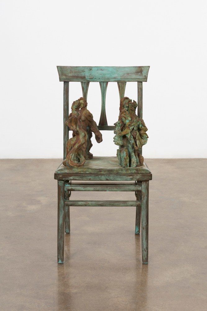 Lucas Samaras
Chair with Four Figures, 1983
cast bronze
33&amp;quot; x 17-1/2&amp;quot; x 19&amp;quot; (83.8 cm x 44.4 cm x 48.3 cm)