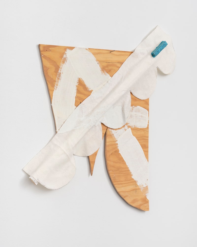 Richard Tuttle
Prong, 21, 2024
wood, latex paint, felt, glittered fabric, nails
34-1/2&amp;quot; &amp;times; 31-1/2&amp;quot; &amp;times; 2-1/4&amp;quot; (87.6 cm &amp;times; 80 cm &amp;times; 5.7 cm)
&amp;nbsp;
