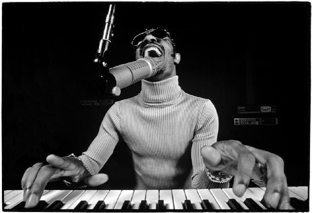 Al Satterwhite (b. 1944)  Stevie Wonder, 1974