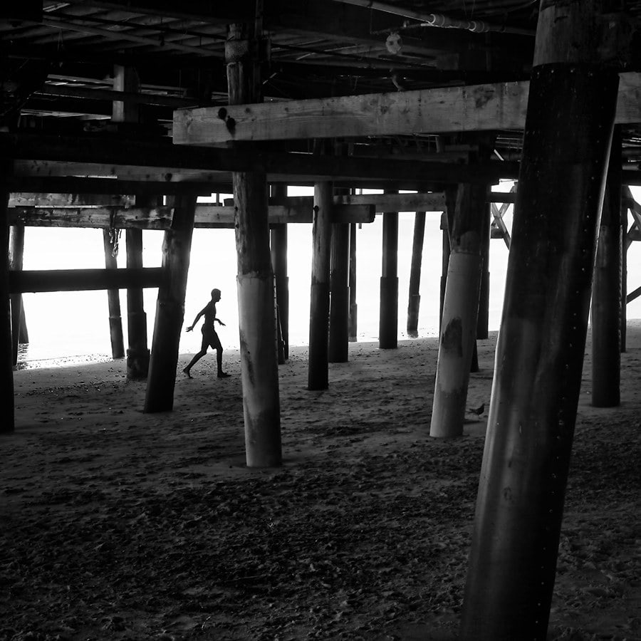 Vincent Ricardel, Under the Pier, Huntington Beach, CA