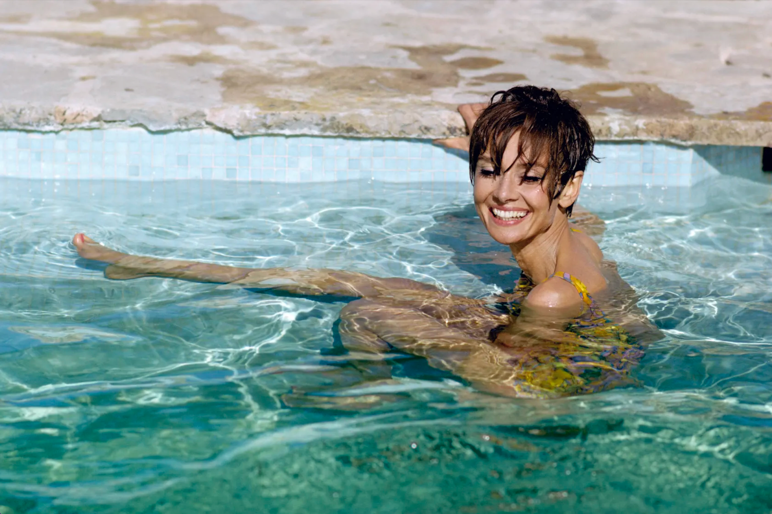 Terry O'Neill, Audrey Hepburn on the set of &quot;Two for the Road&quot;, 1966