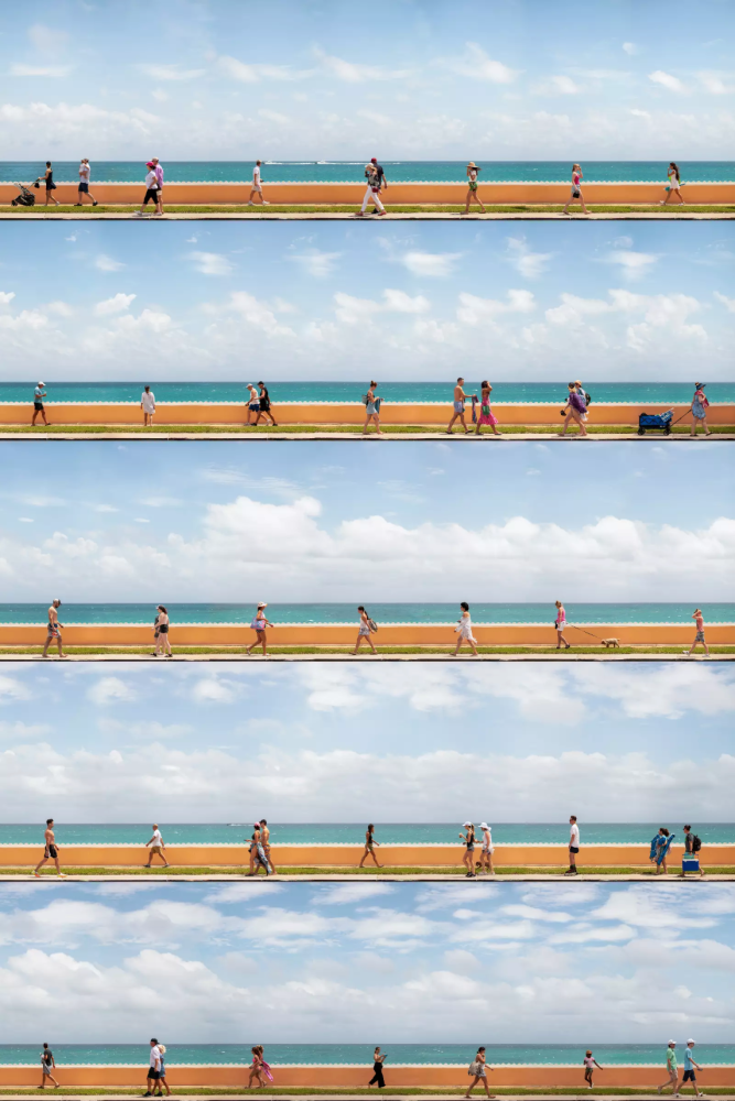 Xan Padrón, Time Lapse, South Ocean Boulevard, Palm Beach, FL, 2023