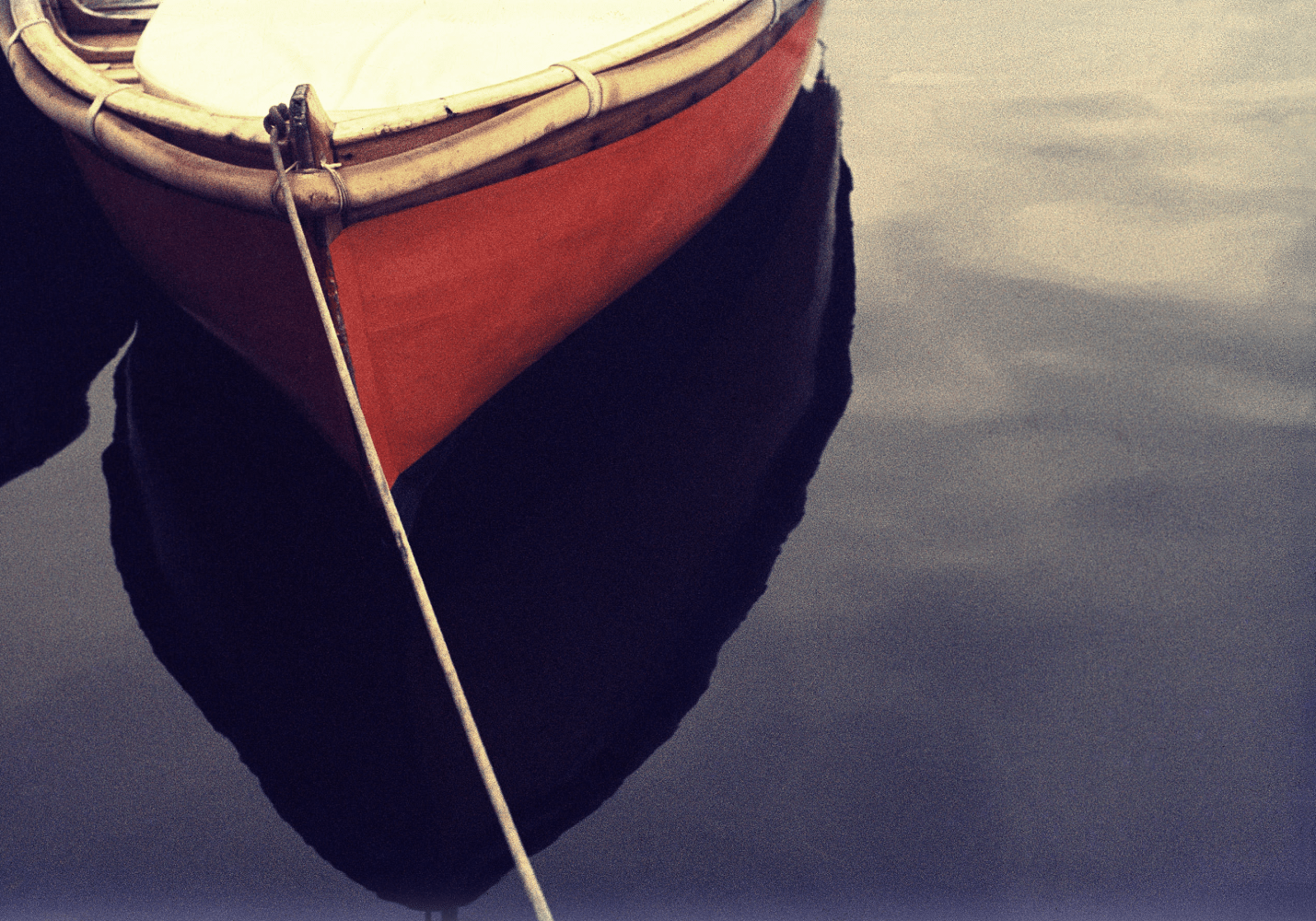 Robert Farber, Red Boat, Portofino, Italy, 1984