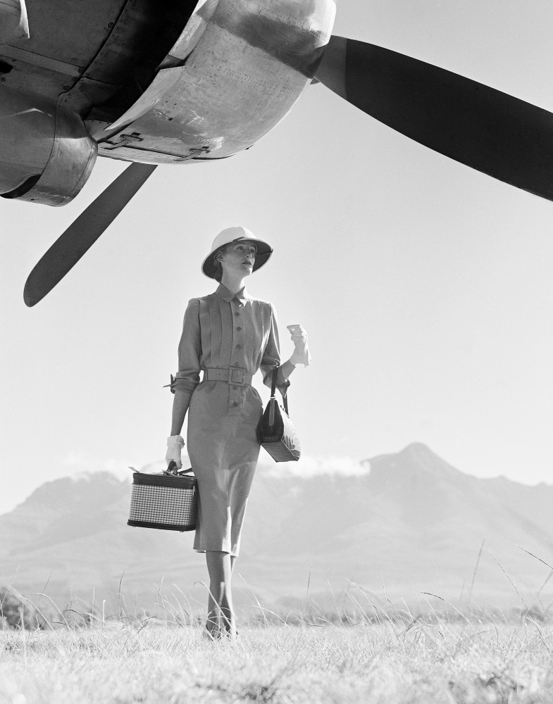 Norman Parkinson   In the Blazing Sun at George Airfield, 1951