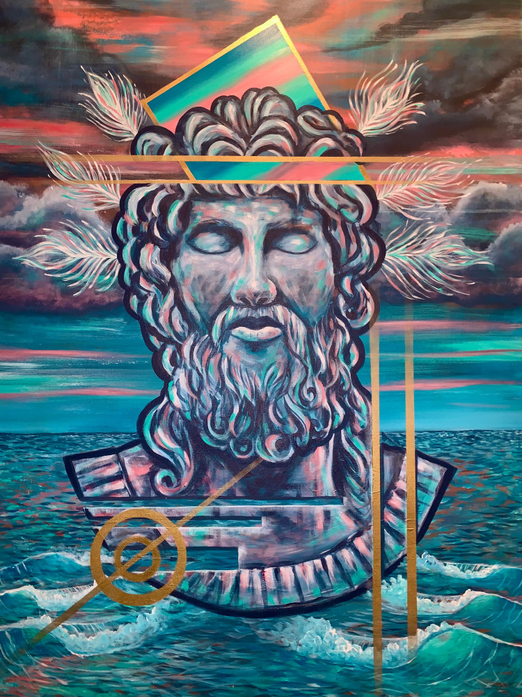 Christopher Soto

Zeus First Sleep

NFT + Physical Artwork, 2022

48h x 36w in

$ 3,000.00 Physical mixed media work &amp;amp; NFT&amp;nbsp;

PURCHASE&amp;nbsp;(both physical artwork &amp;amp; NFT)&amp;nbsp;

NFT&amp;nbsp;