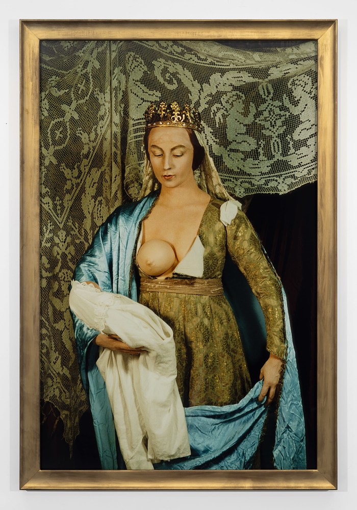 Cindy Sherman

Untitled

1989

Chromogenic color print

87.1 x 56.1 inches

221.3 x 142.6 cm

Edition 5/6

(FP 23/044)