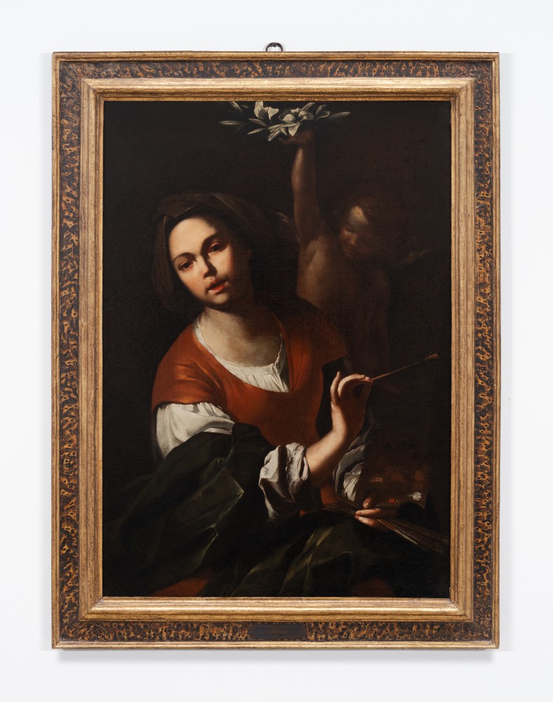Bernardo Cavallino (Naples, 1616&amp;ndash;1656)

Allegory of Painting

Oil on canvas

28 1/4 x 23 1/4 inches

72 x 59 cm

(FP 23/036)