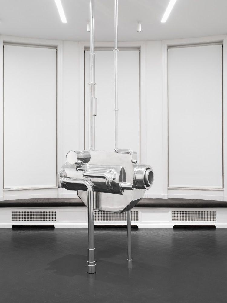 Kristin Walsh

Engine no. 12

2024

Aluminum, wood, and electromechanics

53 x 21 x 34 inches

134.6 x 53.3 x 86.4 cm

(KW 24/001)