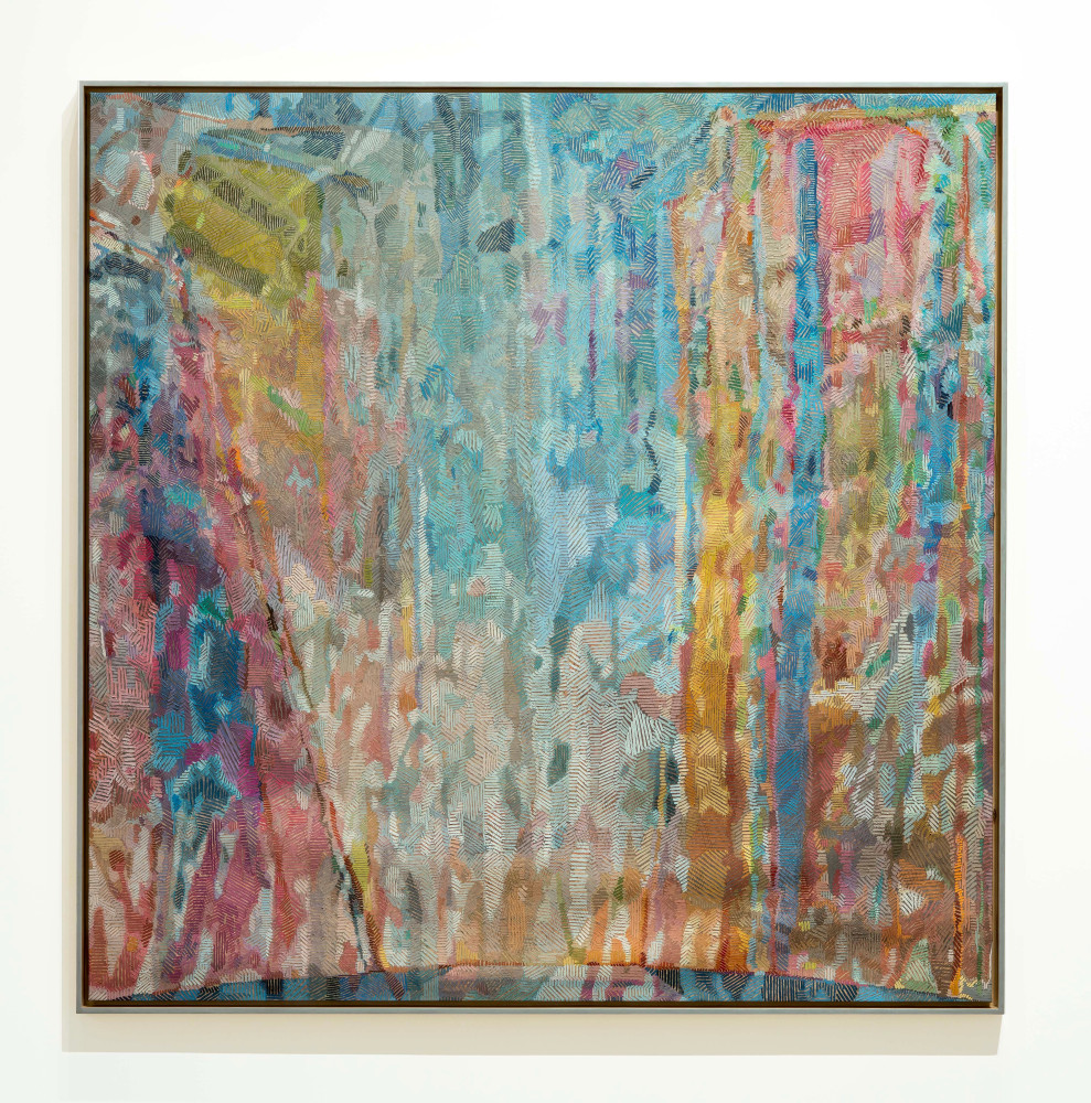 Jorge Pardo

Untitled, 2025

Oil and metallic paint on canvas, stretched over birch and engraved

Framed: 73 1/4 x 73 1/4 x 2 3/8 in
186 x 186 x 6 cm
Unframed: 71 1/4 x 71 1/4 in
181 x 181 cm

(JP 25/021)