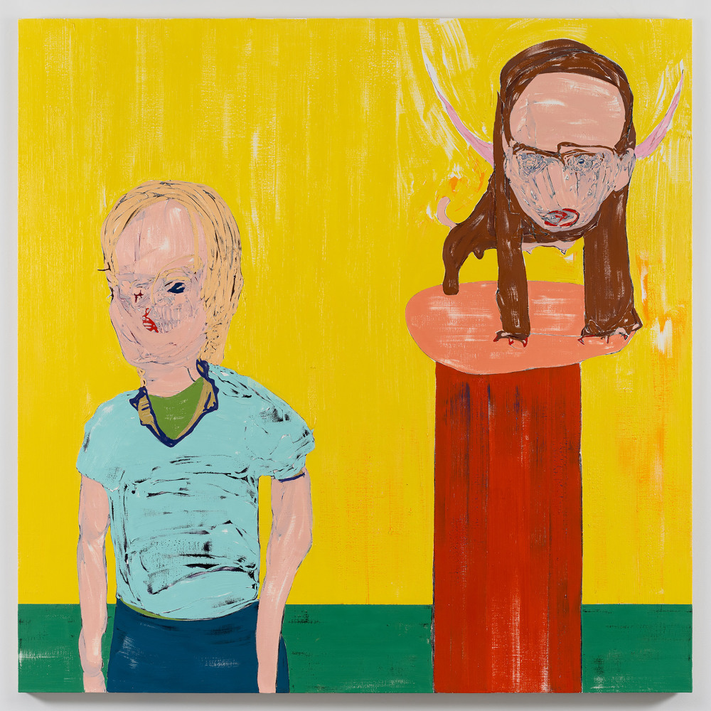 Nicola Tyson

Figure with Sphinx&amp;nbsp;

2011

Oil on canvas

72 x 72 inches

182.9 x 182.9 cm