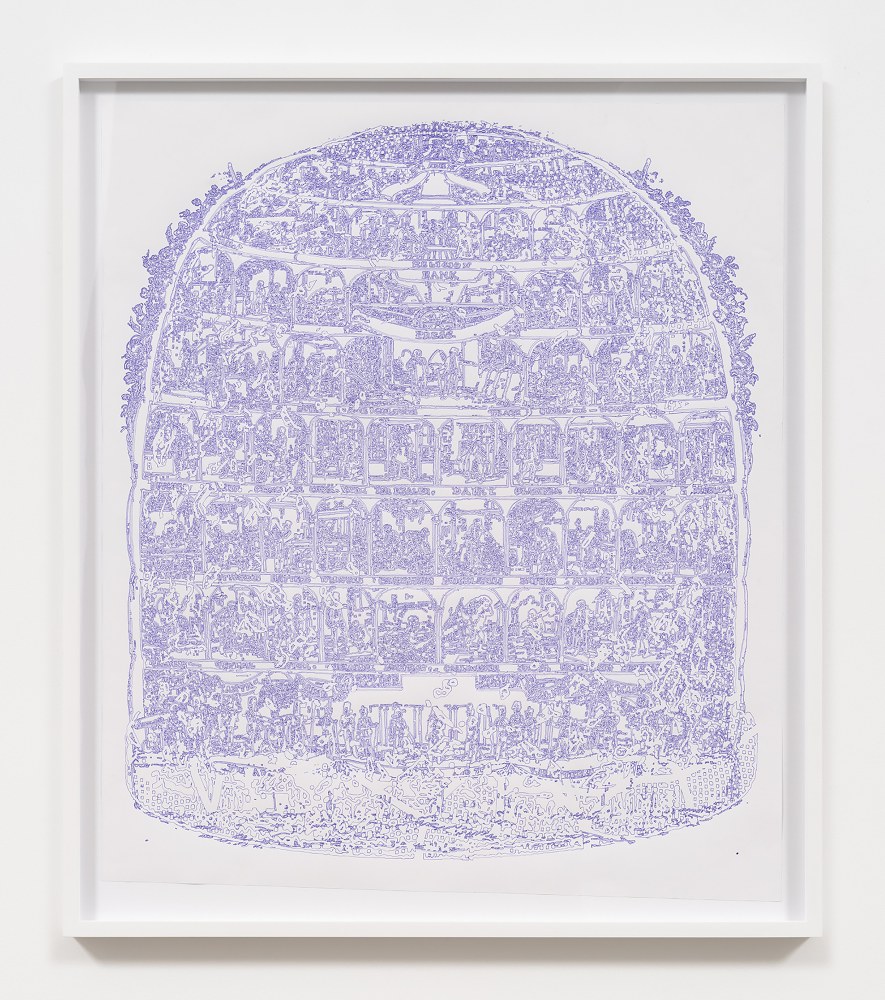 Austin Martin White

HIVE

2023

Ballpoint pen on paper

31.4 x 26.9 inches

79.7 x 68.3 cm

(AMW 23/026)