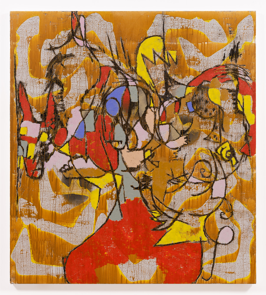 Charline von Heyl

Donkey Girl

2023

Oil, acrylic, and charcoal on linen

82 x 74 inches

208.3 x 188 cm