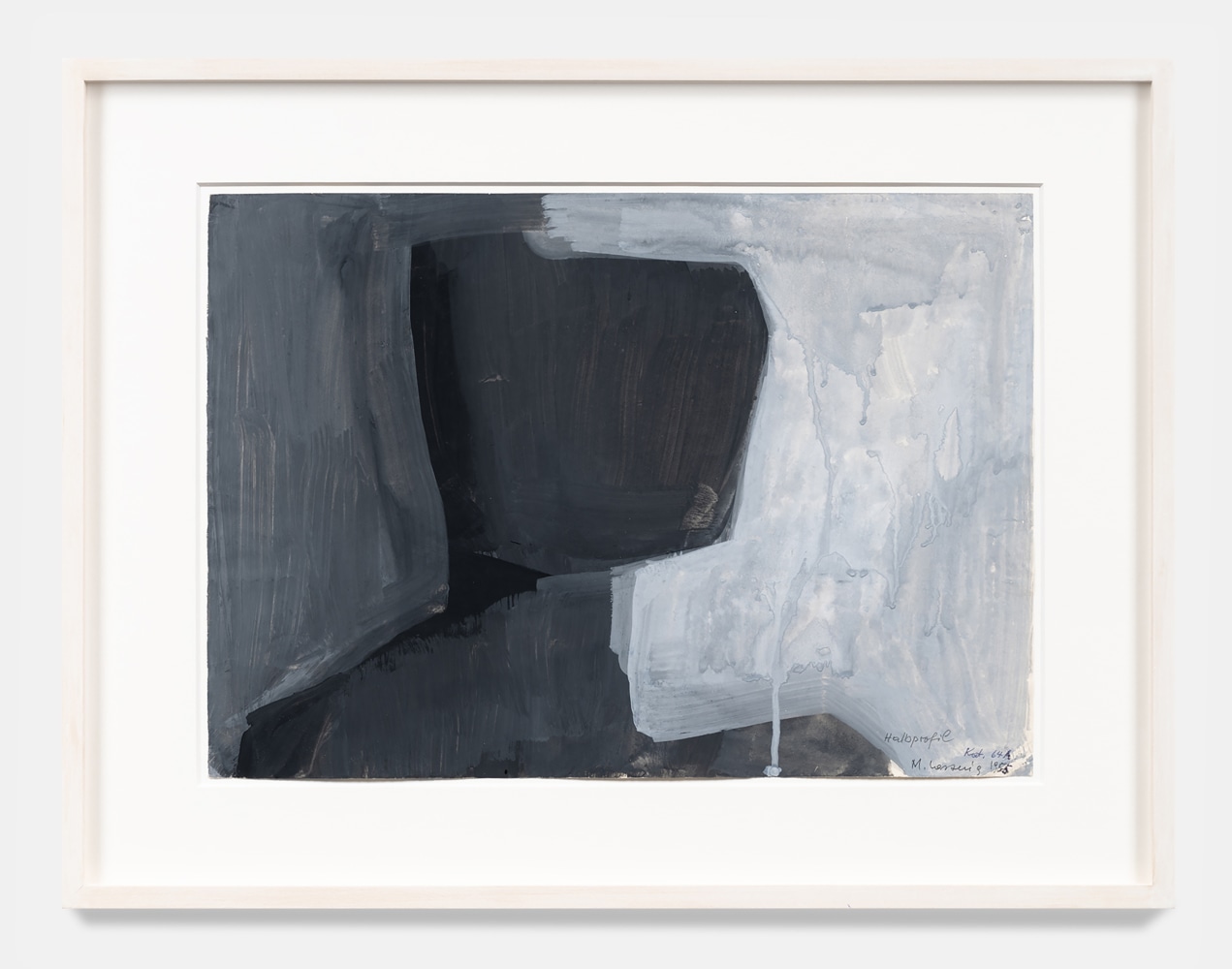 Maria Lassnig

Halbprofil

(Three-Quarter Profile)

1955

Gouache on paper

20 x 26.25 inches

51 x 66.7 cm

(ML 24/001)