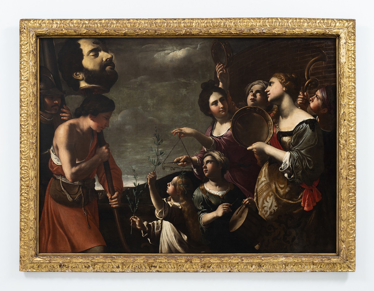 Antiveduto Gramatica (Siena, 1571 &amp;ndash; Rome, 1626)

David returning triumphant with the head of Goliath

Oil on canvas

56 x 77 3/4 inches

142.5 x 197.5 cm

(FP 23/025)