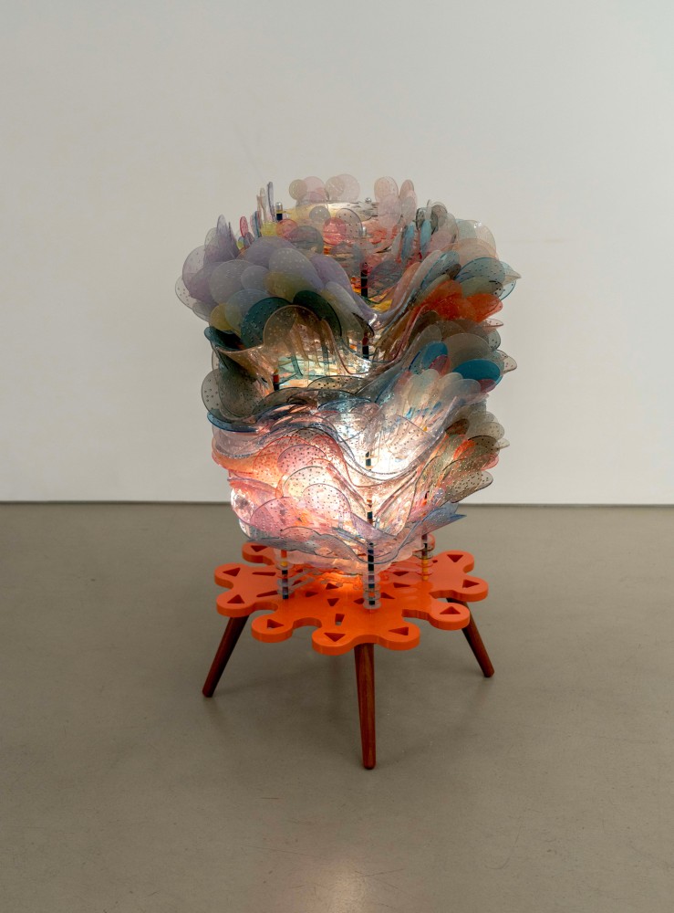 Jorge Pardo

Untitled, 2025

PETG 3mm, birch, dzalam, aluminum, stainless steel

40 1/2 x 24 x 24 in
102.9 x 61 x 61 cm

(JP 25/033)