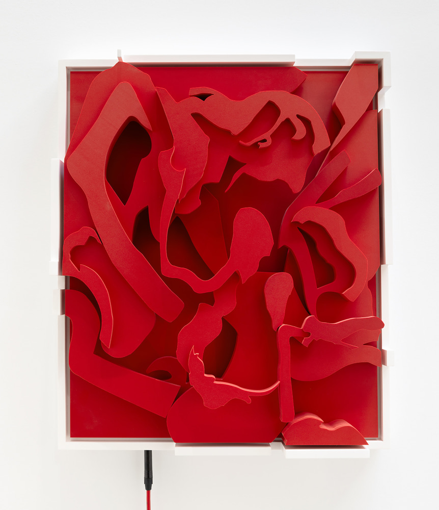 Pieter Schoolwerth

Relief Router D10 (Realy [sic])

2024

CNC-routed Sintra in custom frame with 1/4&amp;rdquo; input plug

25.5 x 21.5 x 6 inches

64.8 x 54.6 x 15.2 cm

(PS 24/021)