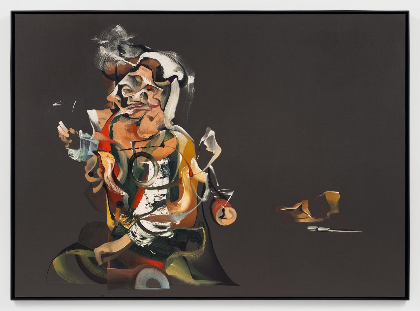 Pieter Schoolwerth

Portrait of &amp;lsquo;Musicians and Drinkers&amp;rsquo; (after Le Valentin de Boulogne)

2010

Oil on canvas

65 x 90 inches

165.1 x 228.6 cm