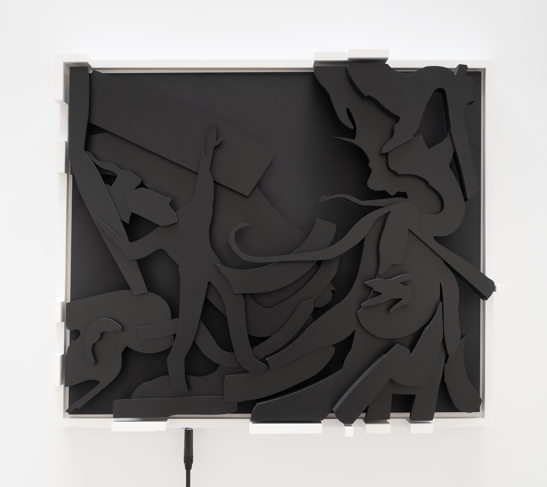 Pieter Schoolwerth

Relief Router B7 (Heckling the Jester)

2024

CNC-routed Sintra in custom frame with 1/4&amp;rdquo; input plug

21.5 x 25.5 x 5.75 inches

54.6 x 64.8 x 14.6 cm

(PS 24/022)