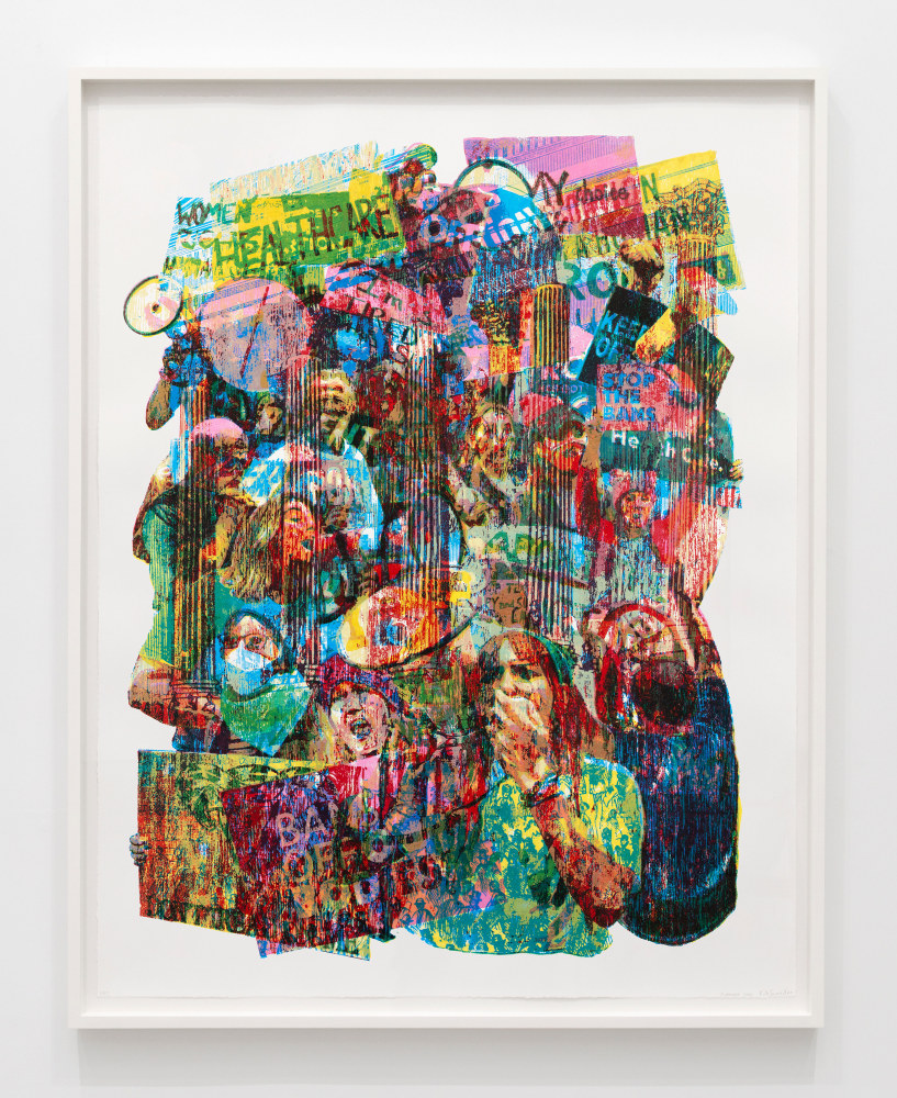 Zorawar Sidhu and Rob Swainston

Siege of the Court

2024-2025

Silkscreen and woodcut on Coventry Rag paper

Framed: 55 5/8 x 44 1/8 inches / 141.3 x 112.1 cm

Unframed: 52 5/8 x 41 inches / 133.7 x 104.1 cm

Edition of 7 + BAT and 2 AP

(ZSRS 24/013)