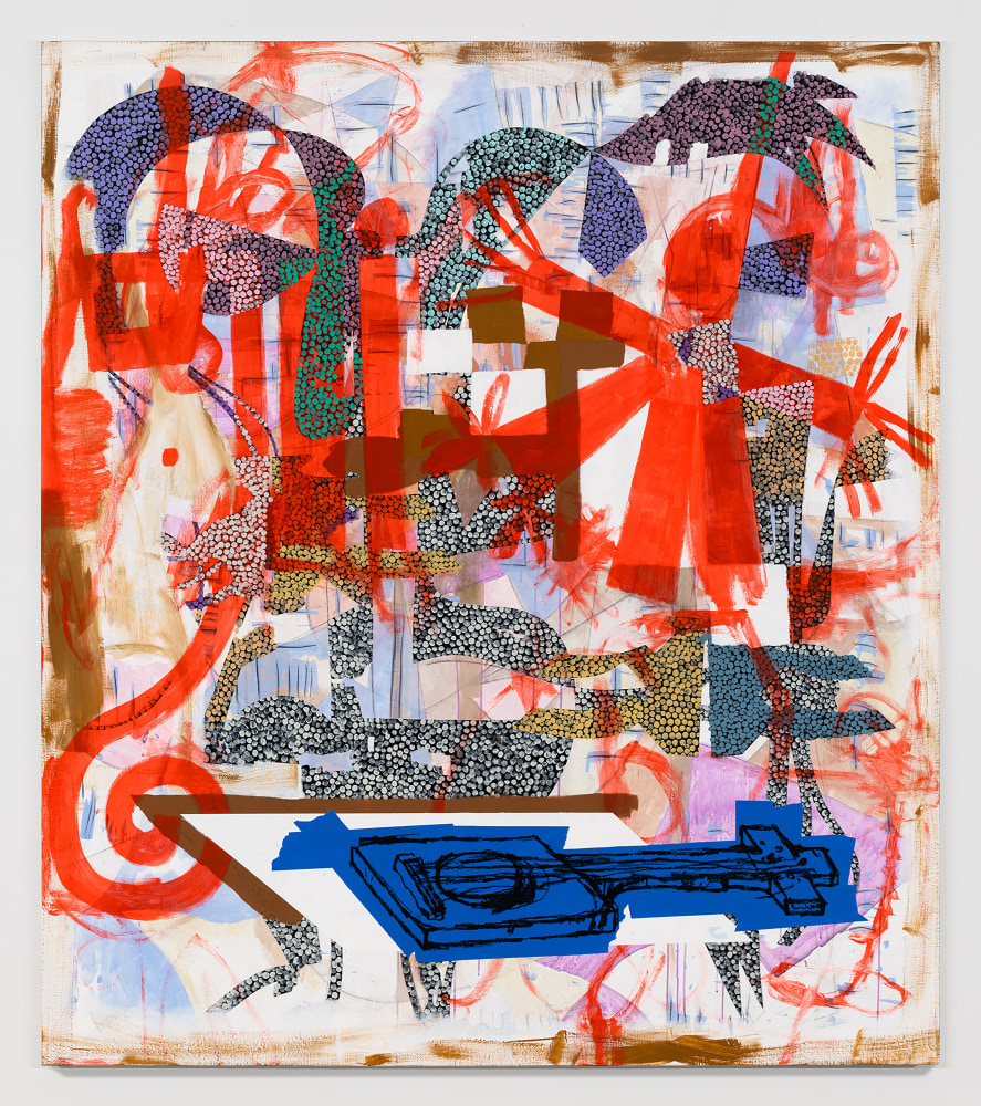 Charline von Heyl

Blue Guitar

2023

Acrylic on canvas

78 x 72 inches

198.1 x 182.9 cm