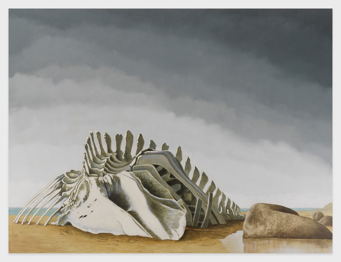 Sean Landers

Sperm Whale Skeleton I

2023

Oil on linen

70 x 92 inches

177.8 x 233.7 cm