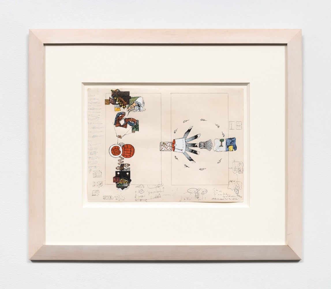 &amp;Ouml;yvind Fahlstr&amp;ouml;m

Study for Phase 3 of &amp;ldquo;The Cold War&amp;rdquo;

1964/68

Tempera, ink, and pencil on paper

9.6 x 13.5 inches

24.5 x 34.3 cm

(FP 24/008)