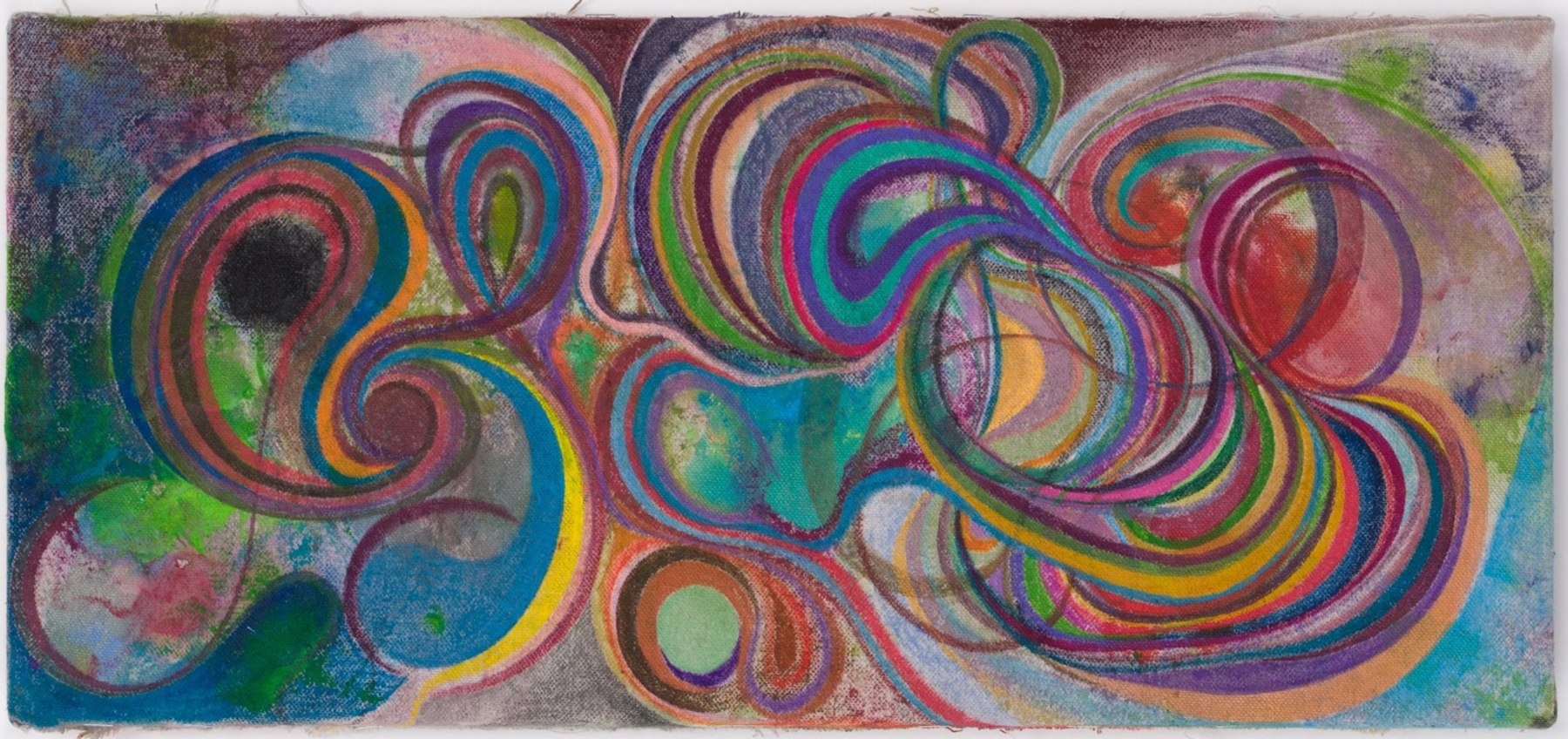 CHRIS JOHANSON
Untitled
2020
Acrylic and household paint on recycled canvas
9 1/2 by 21 in.&amp;nbsp; 24.1 by 53.3 cm.
MI&amp;amp;N 16543